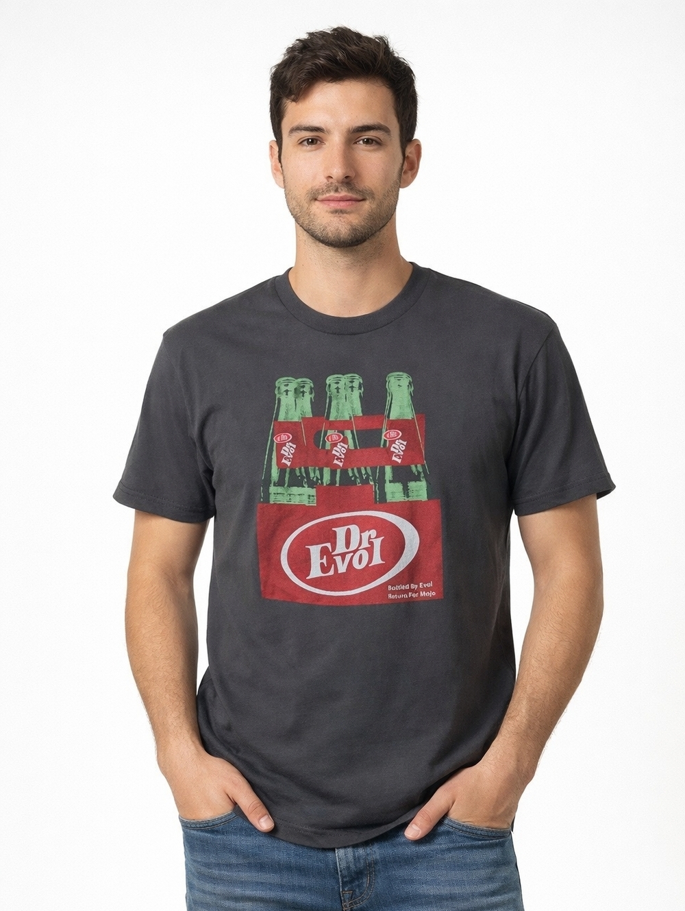 Graphic Short-Sleeve Tee - Charcoal. NWT. Large